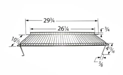 Char-Broil Chrome Steel Bottom Warming Rack