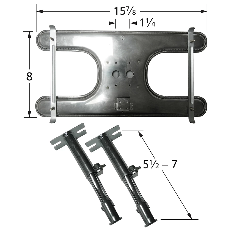 Charmglow Stainless Steel H-Twin Burner 4 Charmglow Stainless Steel H-Twin Burner - Image 2