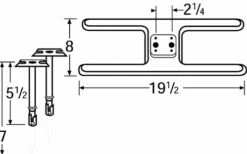 Turco Stainless Steel Burner Assembly