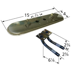 Sterling Stainless Steel Burner 5 Sterling Stainless Steel Burner -GRILLSPOT Sales 11622 78202 dimensions 1