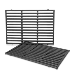 Weber OEM Porcelain Cast Iron Cooking Grate Set For Spirit II 300 Series Grills