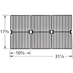 Tera Gear Porcelain Cast Iron Cooking Grate Set 5 Tera Gear Porcelain Cast Iron Cooking Grate Set -GRILLSPOT Sales 69763 dimensions updated 2