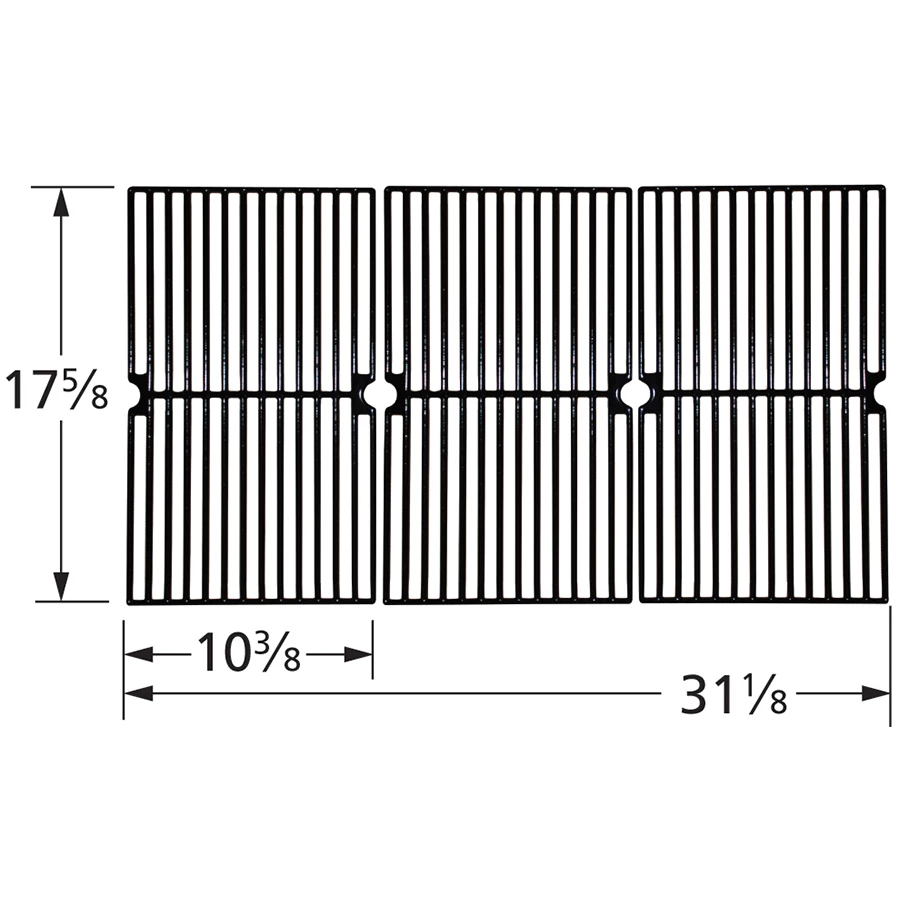 Tera Gear Porcelain Cast Iron Cooking Grate Set 4 Tera Gear Porcelain Cast Iron Cooking Grate Set - Image 2