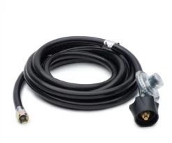 12-Foot Propane Hose For Outdoor Fireplaces, Gas Grills, & Patio Heaters