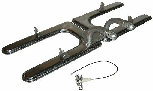 Kenmore OEM Stainless Steel H-Burner & Electrode 3 Kenmore OEM Stainless Steel H-Burner & Electrode